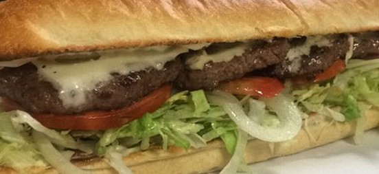 Cheeseburger sub